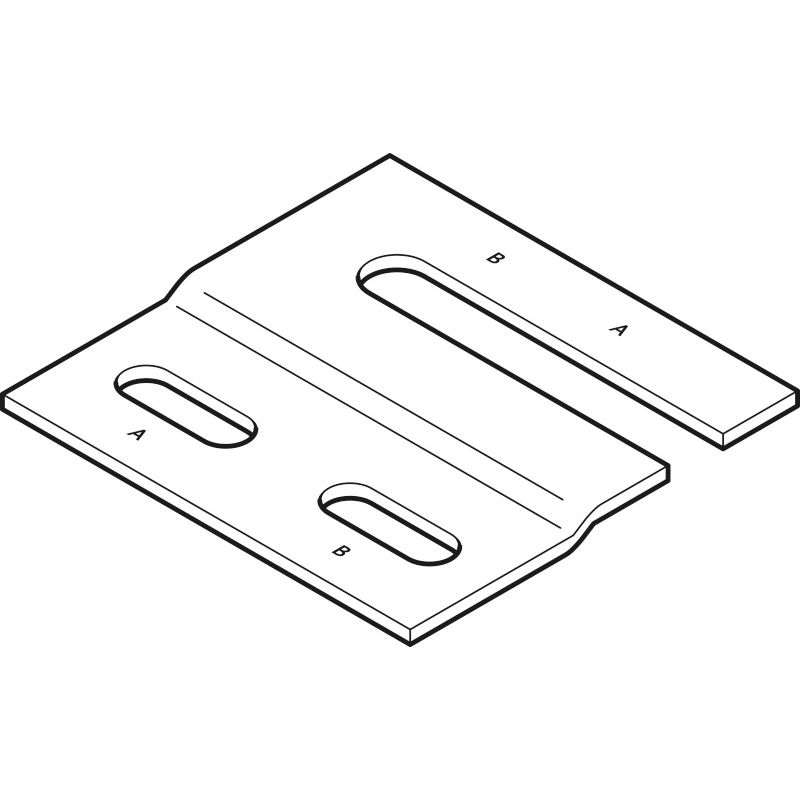 RS14-50 アングル用振れ止め金具
