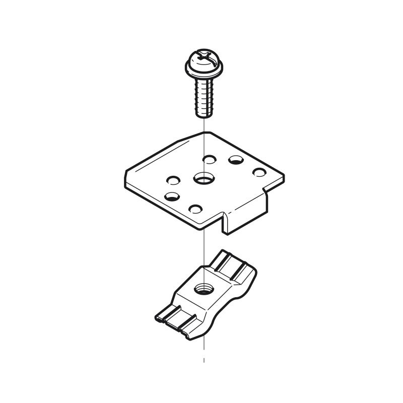 SNQRS2 振れ止め金具(内側用)