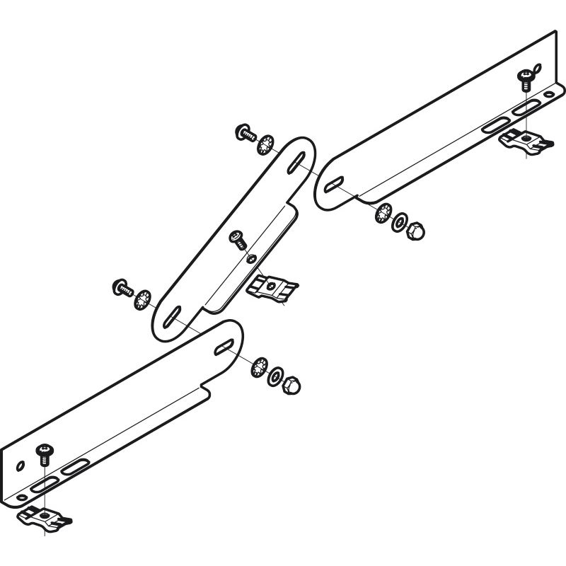 SNREF1P 上下自在ベンドラック用セパレーター(ノンボンドタイプ)