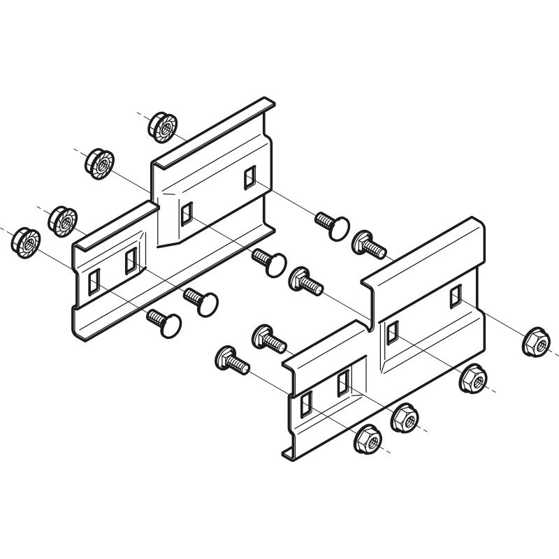 SQRD1 段違い継ぎ金具