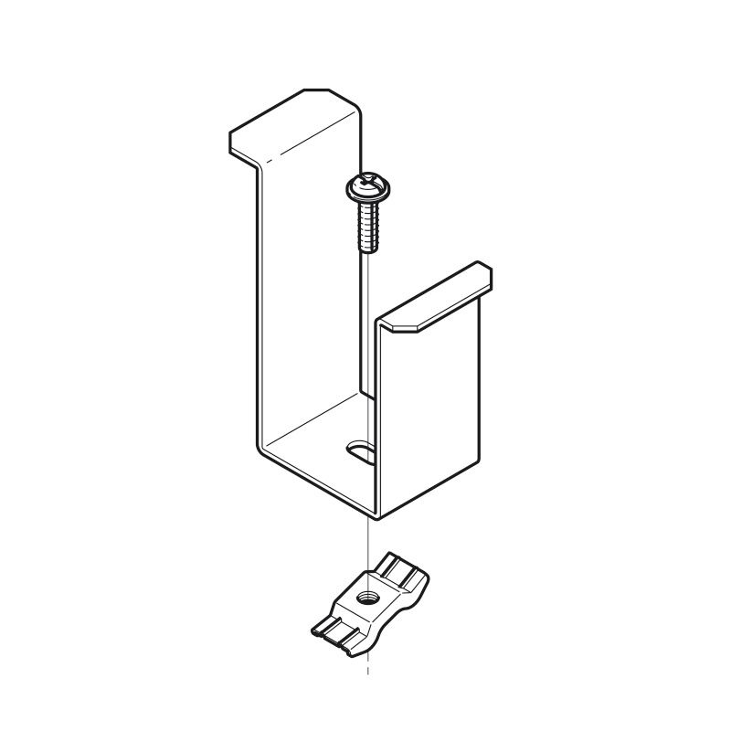 SQRS1WD 並列振れ止め金具