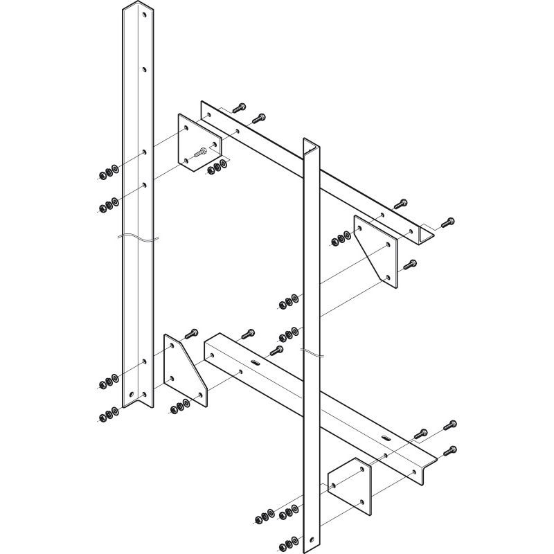 50AG06□S 組立アングル架台 梁用