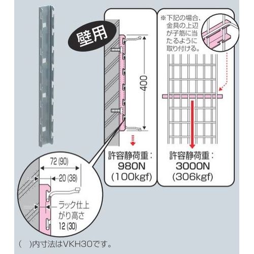 SRM6-VK 壁取付金具 電気亜鉛めっき