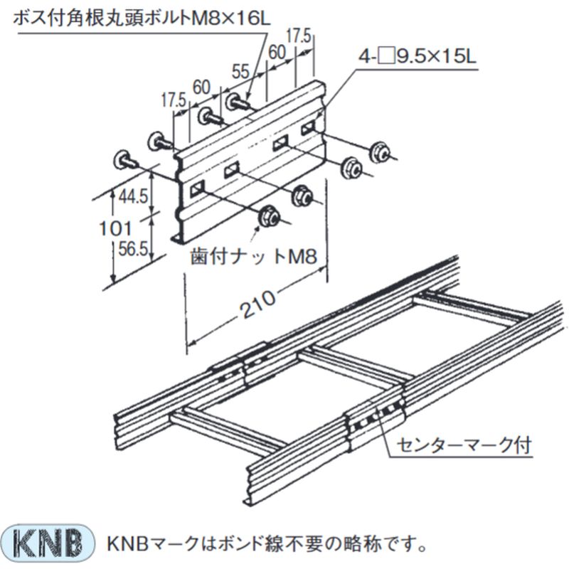 □LP-1 直線接続金具
