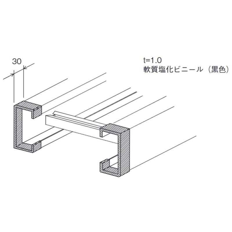 CNP-20 ラック保護キャップ(黒)