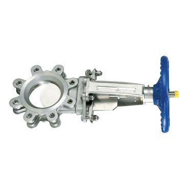336J-H-SCS13A-SUS304-メタル ナイフゲートバルブ 手動式/弁箱SCS13A/プレートSUS304/シ