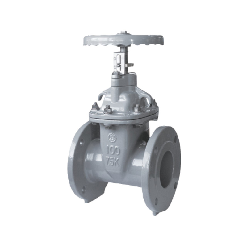 清水工業 SRF10ISHM10K露出配管用開度計付エクセルソフト仕切弁丸ハンドル付 左