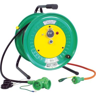 日動工業 RBWE30S 電工ドラム 防雨防塵型びっくリール100V アース付 30m
