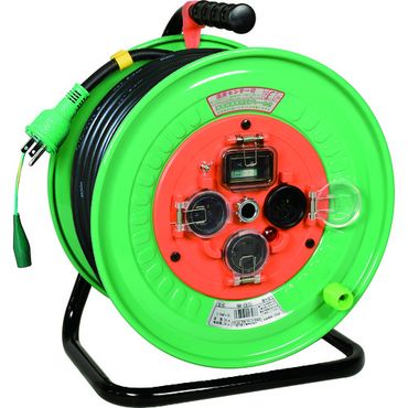 日動工業 NWEB33 防雨防塵型100Vドラム アース漏電しゃ断器付 30m
