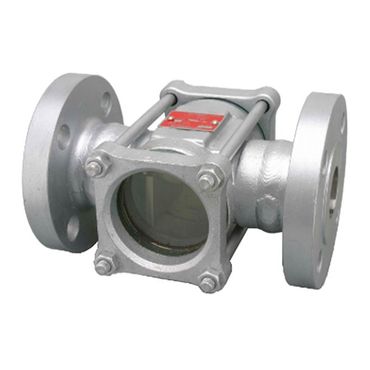 ミヤワキ T3F 両面ガラス透視式サイトグラス【トラップテスター･フランジ10K･鋳鉄･1.0MPa】