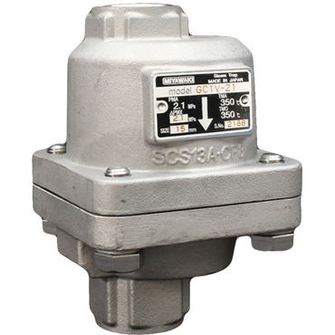 ミヤワキ GC1V-10W レバーフリーボールフロート式スチームトラップ【ソケット･ステンレス･1.0MPa】