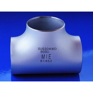 T(S) 同径チーズ SUS304WD 一般配管用ステンレス鋼製突合わせ溶接式管継手