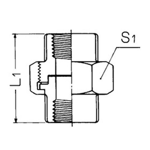 SUS304-U ユニオン ステンレス鋼製ねじ込み継手(SUS304) - 画像2