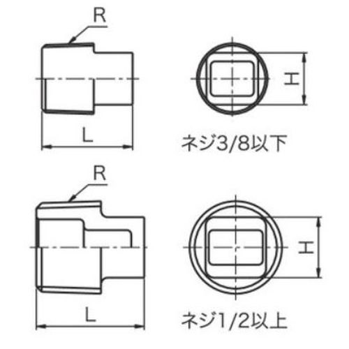 VP プラグ ステンレス製 SCS13A