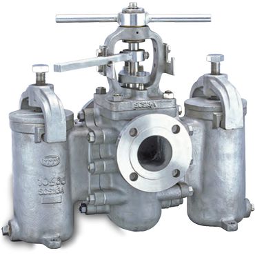 10FUW-13A-60メッシュ フランジ式複式ストレーナー 60メッシュ