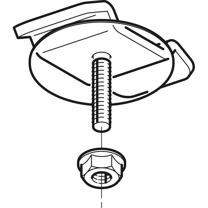 DK1-4 開口下向き用器具取付金具