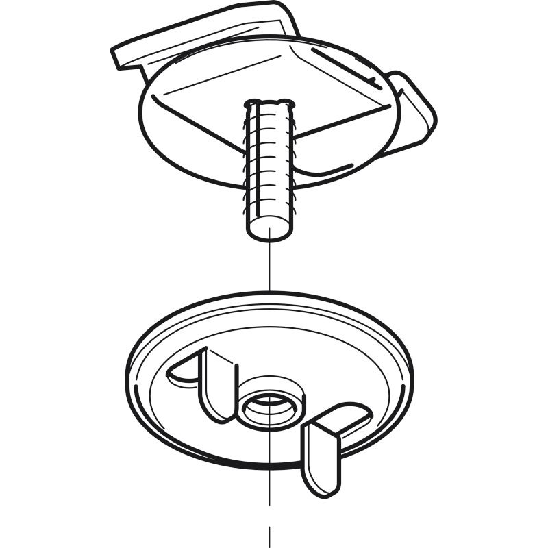 DK1-6 開口下向き用器具取付金具