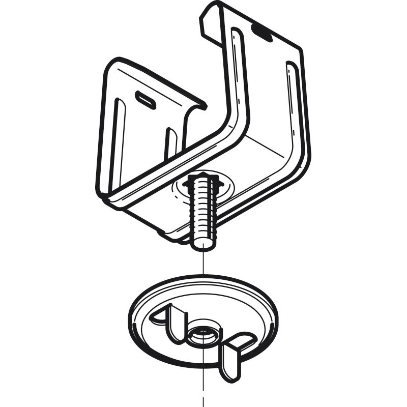 DK1UK-6 開口上向き用器具取付金具