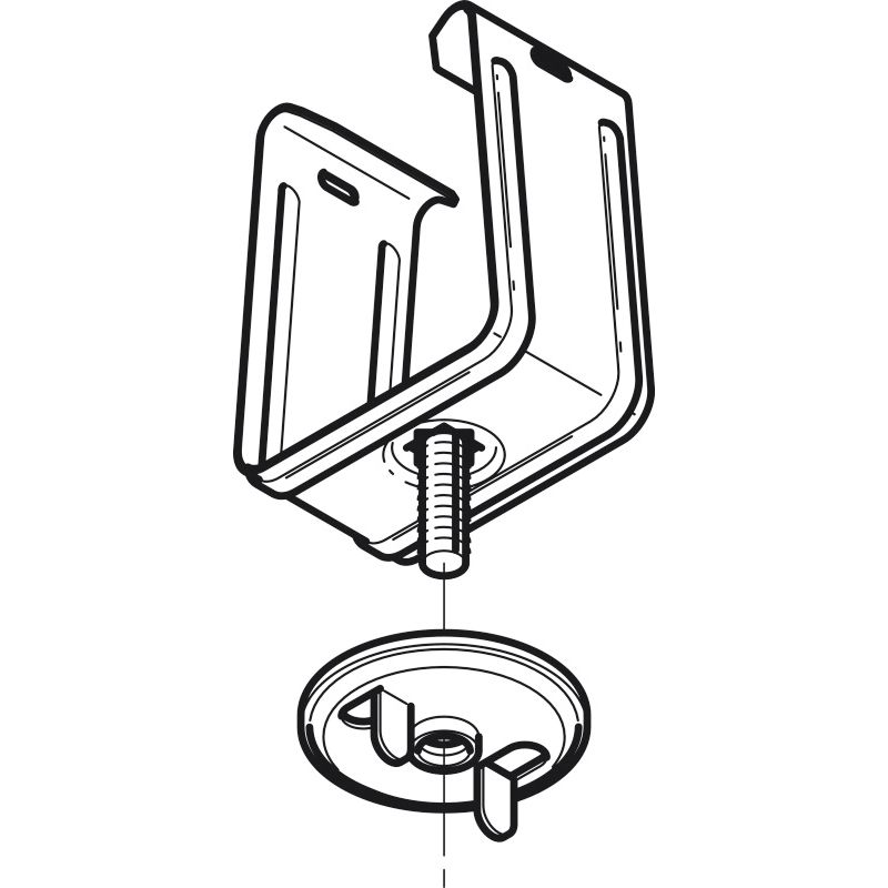 DK2UK-6 開口上向き用器具取付金具