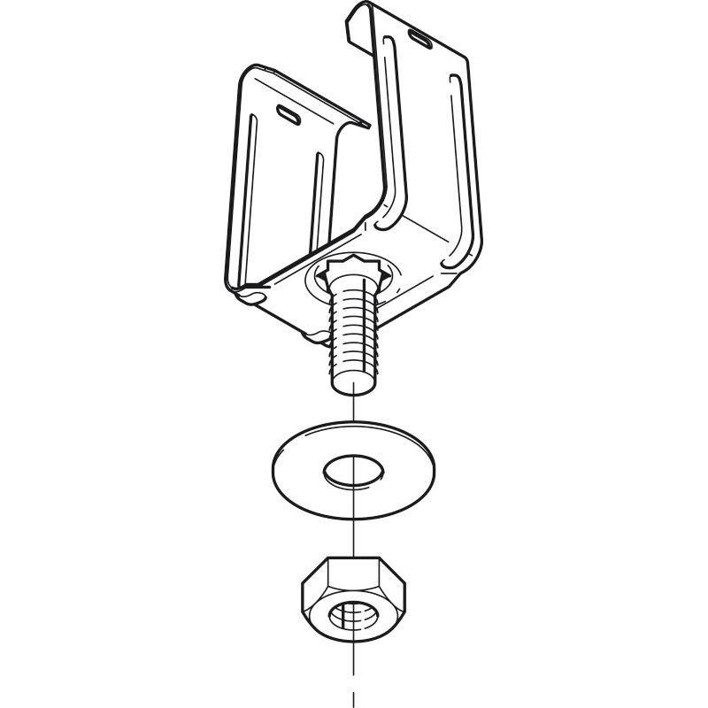 DK2UK-9 開口上向き用器具取付金具