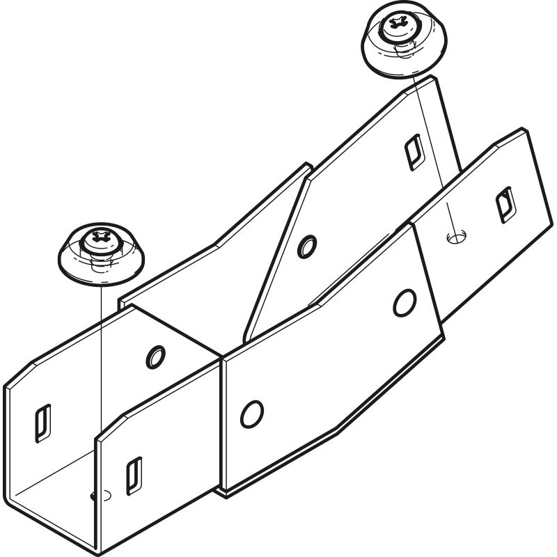 S-DI-215 サスウェイ エルボ(立面角度付き)15°