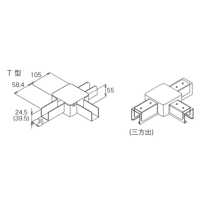 □S-4T ジャングションボックス レースウェイ