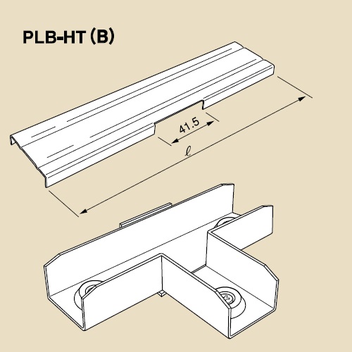 PLB-HTB 黒色エルボカバー(T分岐エルボ用)