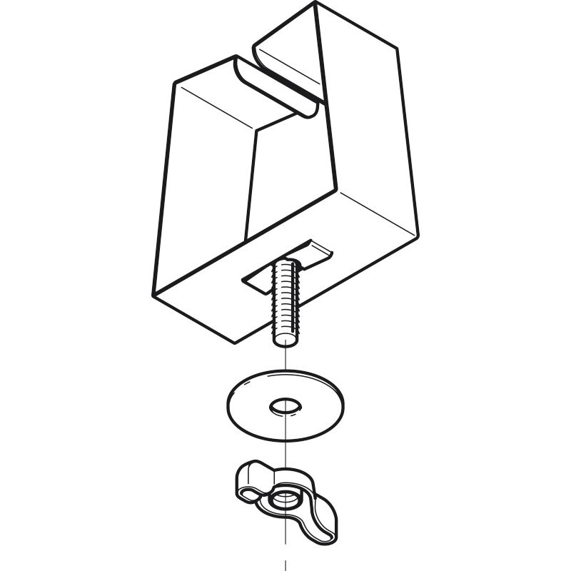 ADK5UK-6 開口上向き用器具取付金具