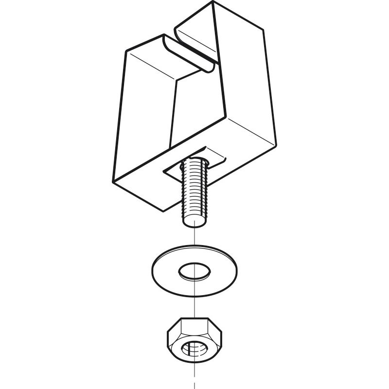 ADK5UK-9 開口上向き用器具取付金具