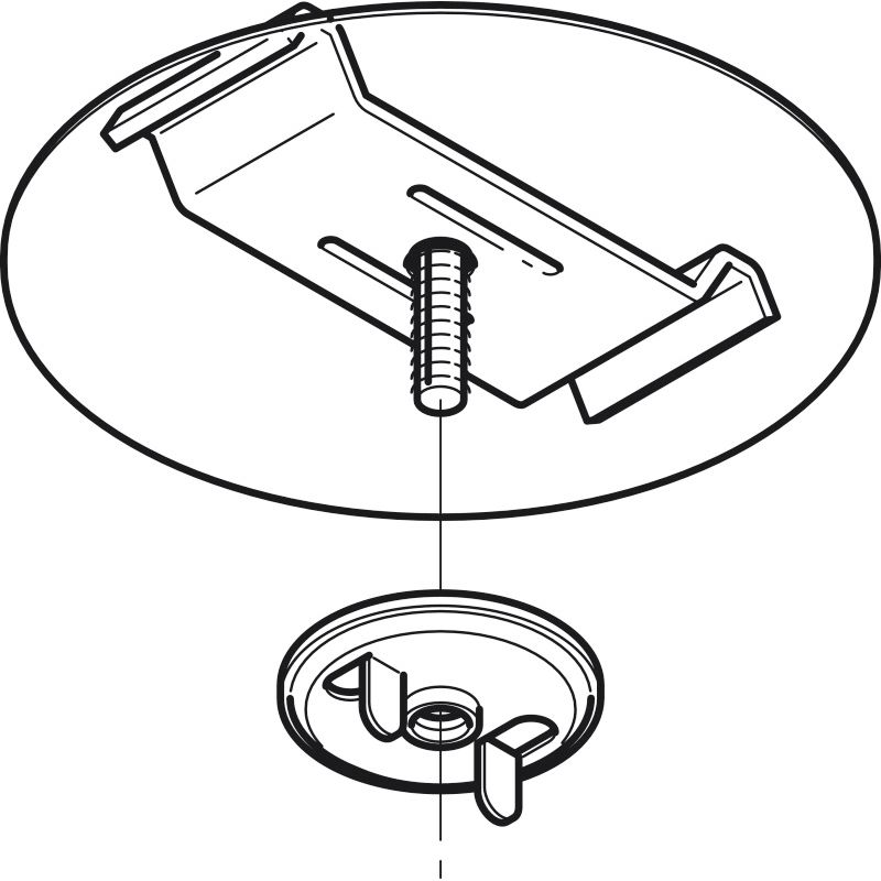 DK10 開口下向き用器具取付金具