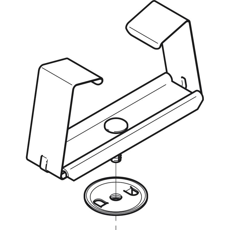 DK10UK 開口上向き用器具取付金具