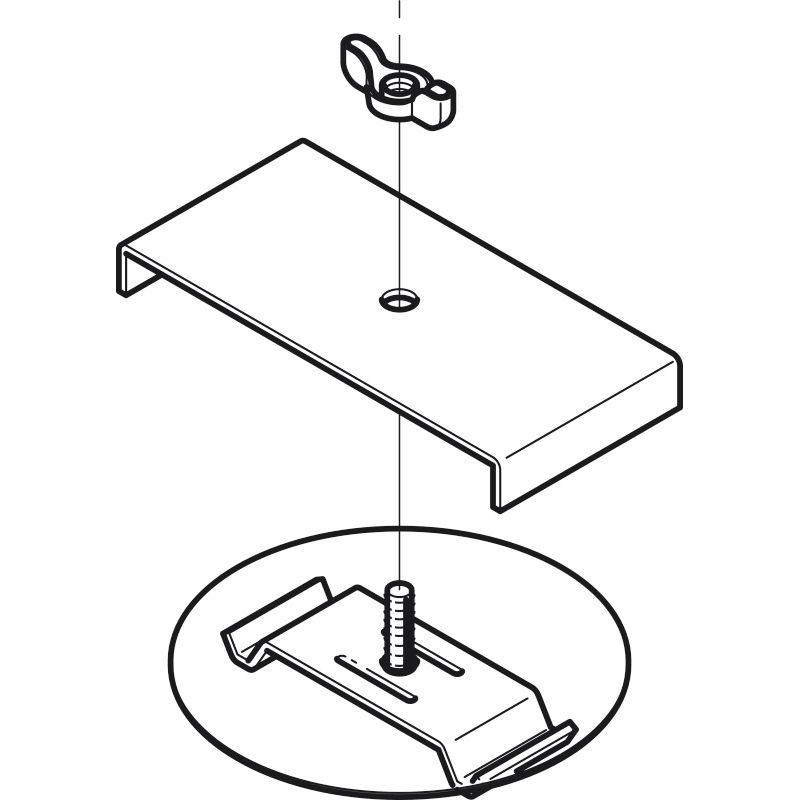 DK10UKB 器具取付金具用補助金具