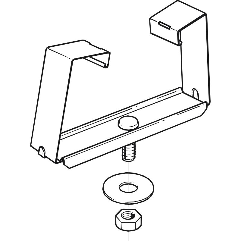 DK12UK-9 開口上向き用器具取付金具
