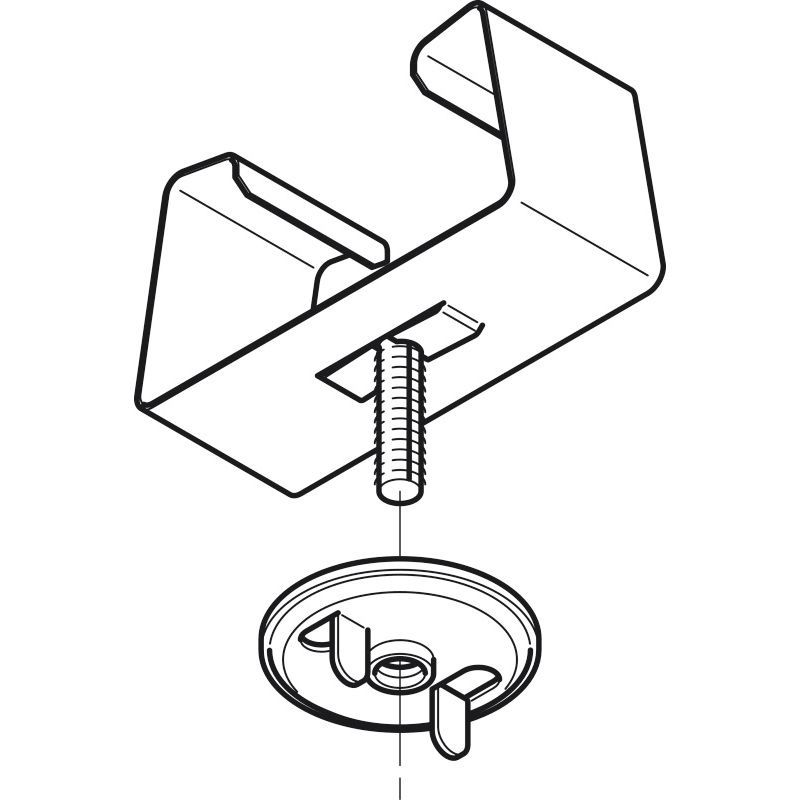 DK3UK 開口上向き用器具取付金具