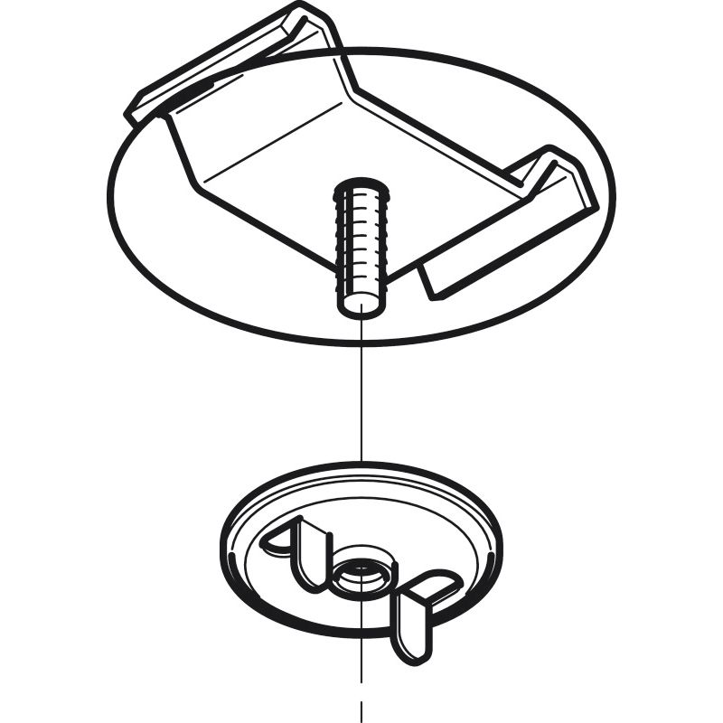 DK7-6 開口下向き用器具取付金具