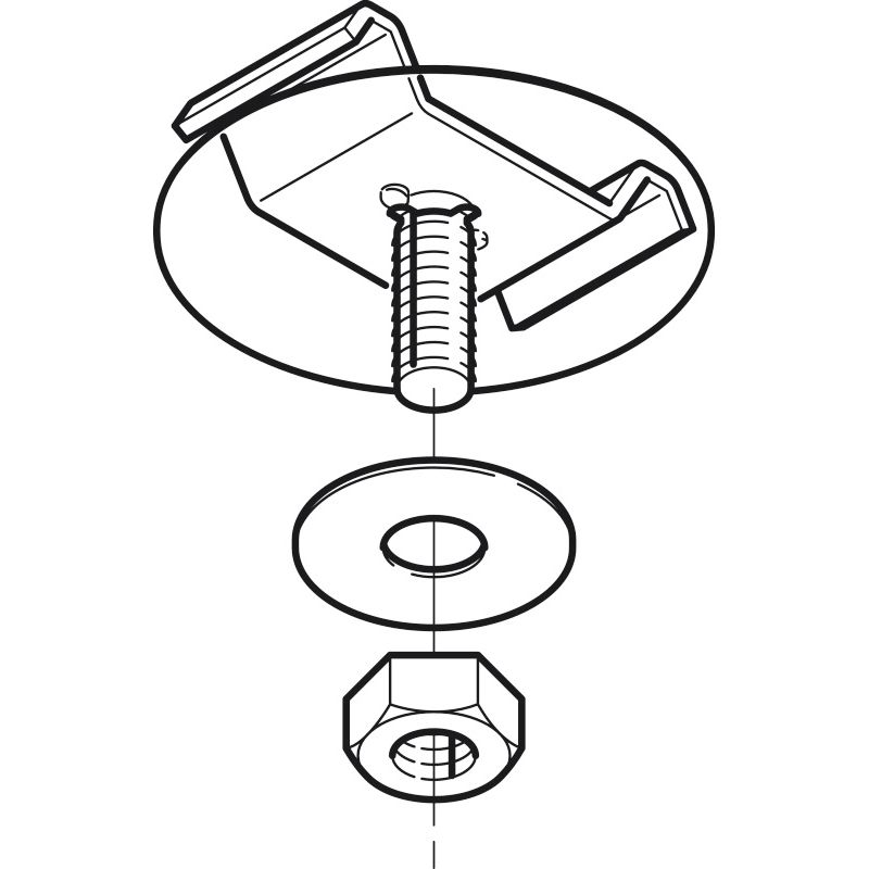 DK7-9 開口下向き用器具取付金具