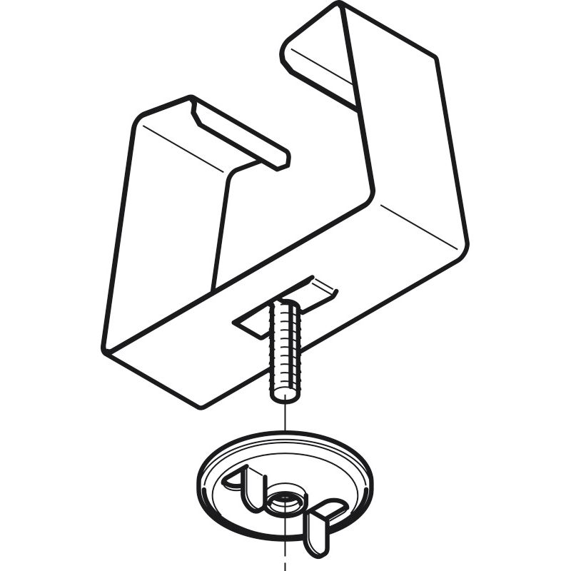DK7UK-6 開口上向き用器具取付金具