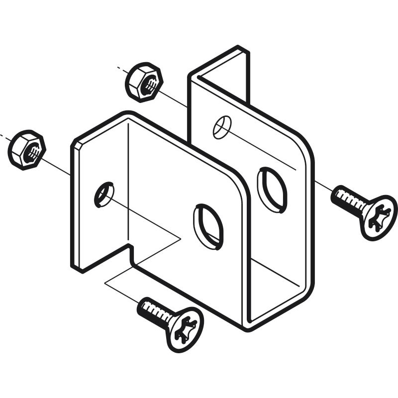 SD-PE15 ケーブル支持桁受金具