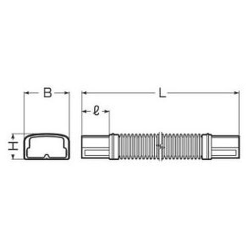 MDF フリージョイント モールダクト付属品 屋外･屋内兼用