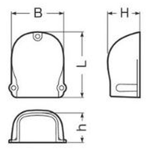 MDW ウォールカバー モールダクト付属品 屋外･屋内兼用