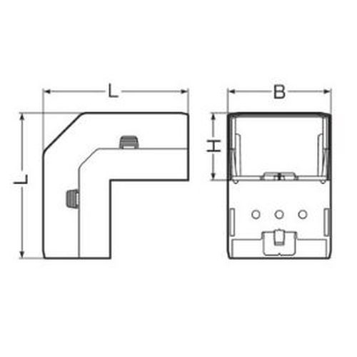 MIDD 出ズミ ミラダクト付属品 屋外･屋内兼用