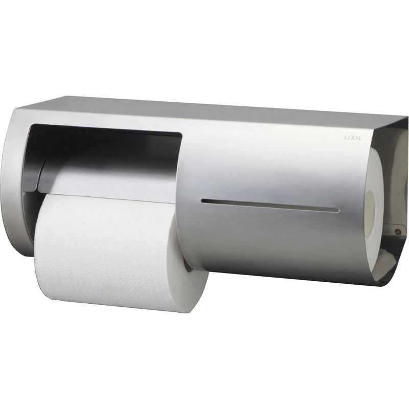 LIXIL KF-66L 棚付ワンタッチ式紙巻器(両減り防止タイプ･左･ステンレス仕様)
