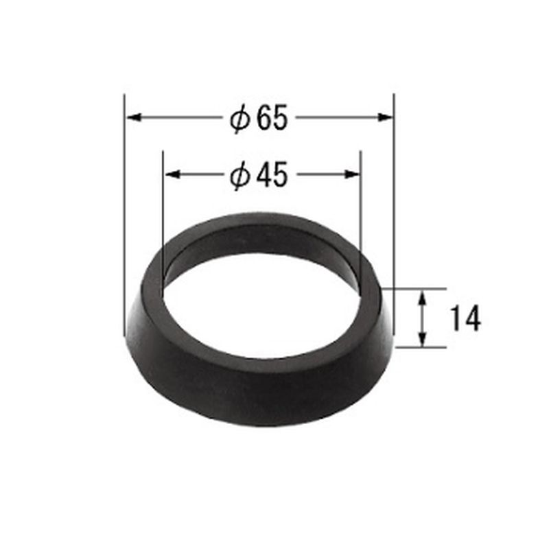 LIXIL 50-104(1P) 32×38mm大便器用スパッドスカートパッキン