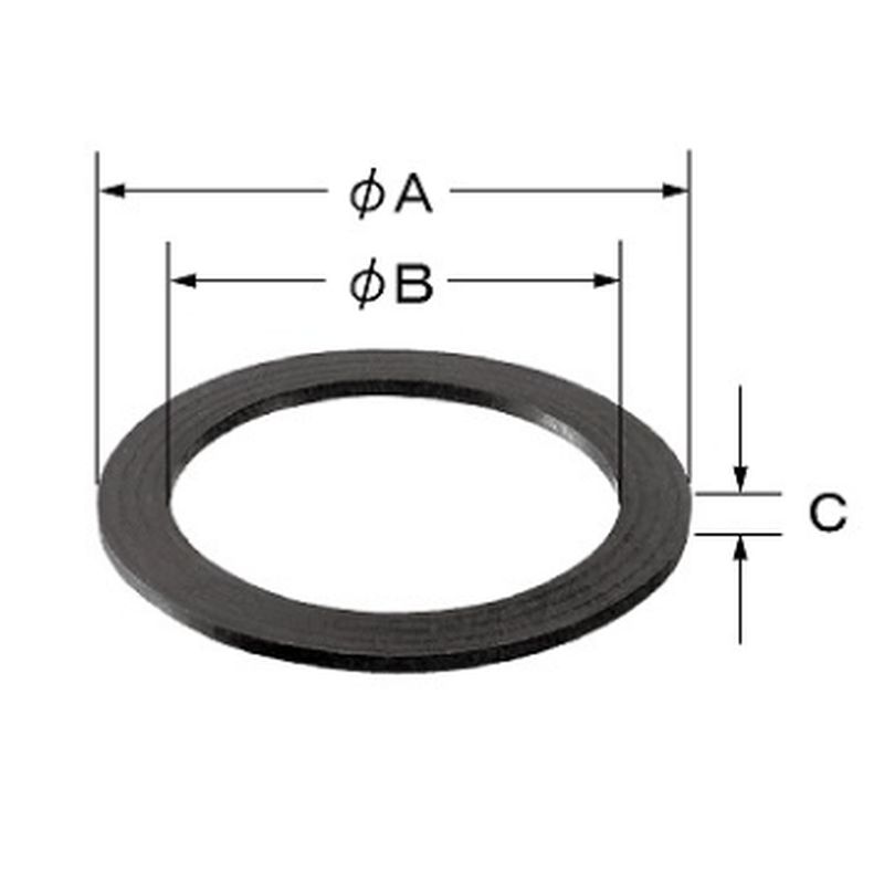 LIXIL 50-27(1P) 50mm大便器用スパッド平パッキン