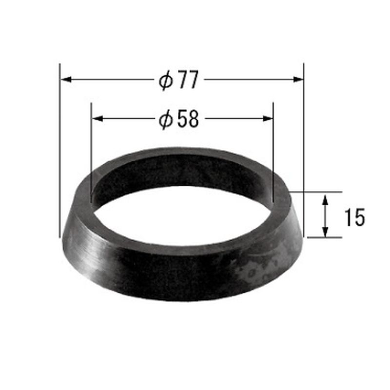 LIXIL 50-105(1P) 50mm大便器用スパッドスカートパッキン