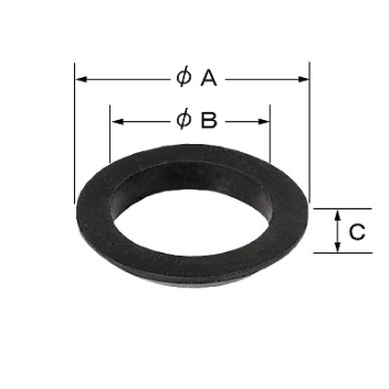 LIXIL 50-118(1P) ロータンク用フロート弁三角パッキン32φ38φ共用
