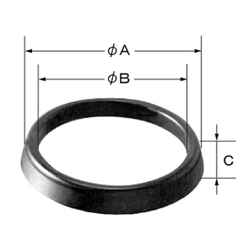 LIXIL 50-2073-1(1P) フラッシュバルブ用Uパッキン