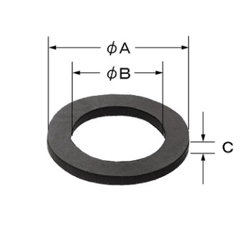 LIXIL 50-21-2(1P) 32×38mm大便器用スパッド平パッキン