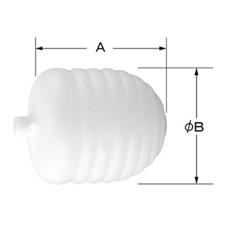 LIXIL 75-05 ボールタップ用浮玉(大)(樹脂製白色)