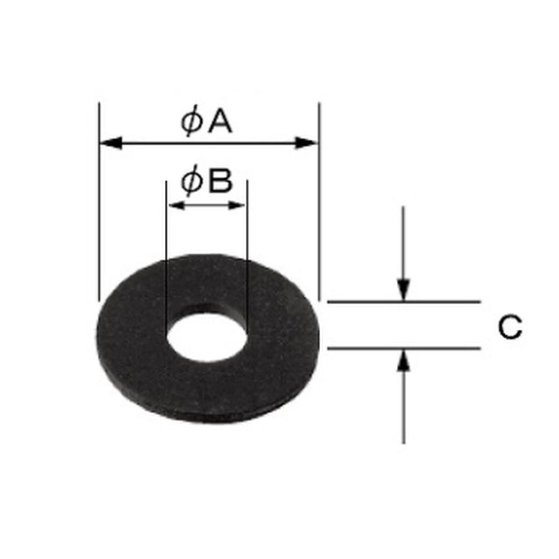 LIXIL 50-75(1P) 小便フラッシュ用ピストン下パッキン
